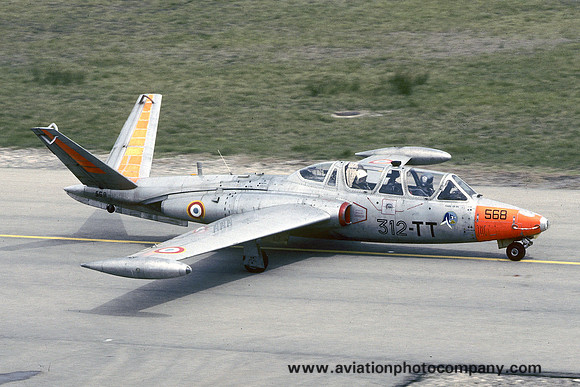 French Air Force GI312 Fouga CM.170 Magister 568/312-TT (1991)