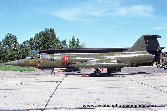 Danish Air Force Esk 726 Lockheed F-104G Starfighter R-771 (1977)