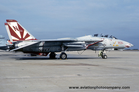US Navy VF-111 Grumman F-14A Tomcat 161621/NL-200 (1989)