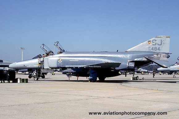 USAF 4 TFW 335 TFS McDonnell F-4E Phantom 72-0484/SJ (1989)