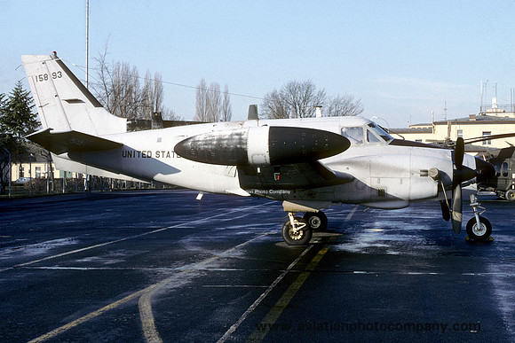 US Army 3 MIB Beech RU-21H Ute 70-15893 (1989)
