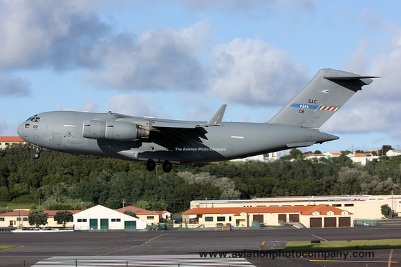 Strategic Airlift Capability Heavy Airlift Wing McDonnell Douglas C-17A Globemaster 02 at Lajes (2017)