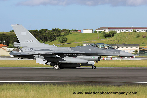 Iraqi Air Force General Dynamics F-16C Fighting Falcon IQAF1613 at Lajes (2017)