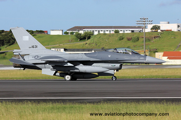 Iraqi Air Force General Dynamics F-16C Fighting Falcon IQAF1631 at Lajes (2017)