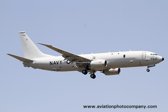 US Navy Boeing P-8A Poseidon 168762 at Landivisiau (2017)