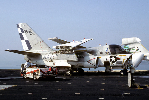 US Navy VS-32 Lockheed S-3A Viking 159767/AB-701 onboard USS America (1982)