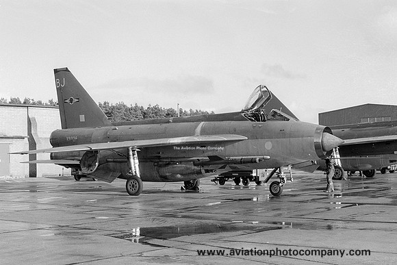 RAF 11 Squadron English Electric Lightning F.6 XS928/BJ at RAF Lossiemouth (1984)