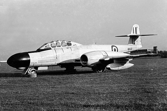 RAF ex 3 CAACU Gloster Meteor TT.20 WD630 (1974)