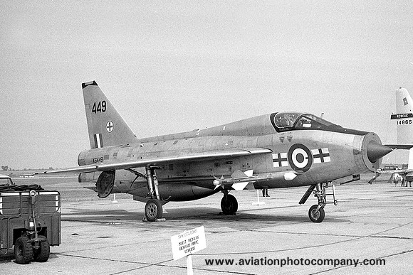 RAF 226 OCU 145 Squadron English Electric Lightning T.5 XS449 (1970)
