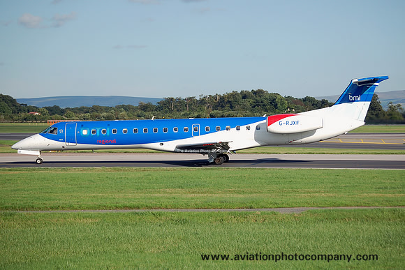 BMI Regional Embraer EMB-145EP G-RJXF at Manchester IAP (20060