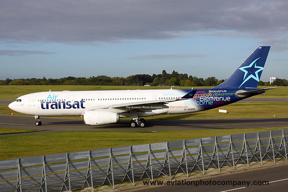 Air Transat Airbus A330-243 C-GUFR at Birmingham IAP (2017)