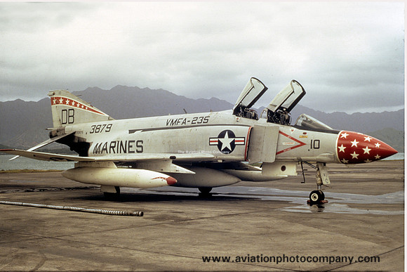 US Marines VMFA-235 McDonnell F-4J Phantom 153879/DB-10 (1972)