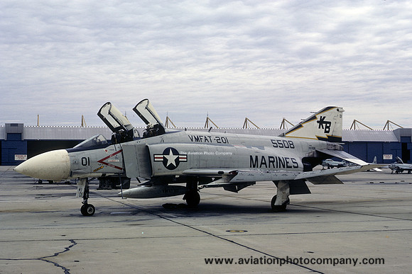 US Marines VMFAT-201 McDonnell F-4J Phantom 155508/KB-01 (1972)