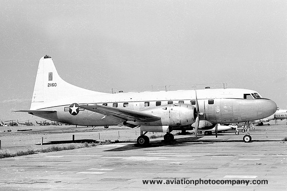 USAF Convair T-29C 52-1160 at Davis Monthan (1976)