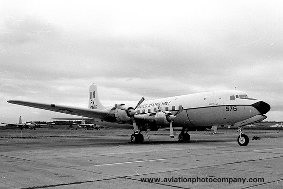 US Navy VR-51 Douglas C-118B Liftmaster 131576/RV (1975)