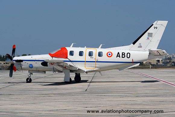 French Army SOCATA TBM.700 99/ABo at Malta Luqa (2017)