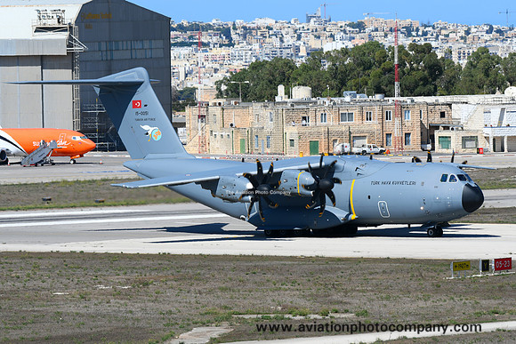 Turkish Air Force 221 Filo Airbus A.400M 15-0051 at Malta Luqa (2017)