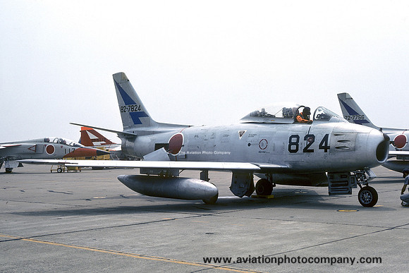 JASDF 7 Hikotai North American F-86F Sabre 82-7824 (1976)