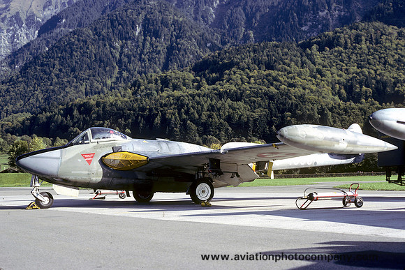 Swiss Air Force De Havilland Venom FB.50 J-1630 (1983)