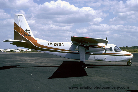 Aerobol Britten Norman BN-2A Islander YV-269C (1986)