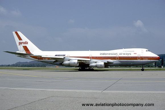 Garuda Indonesian Airways Boeing 747-2U3B PK-GSB (1986)