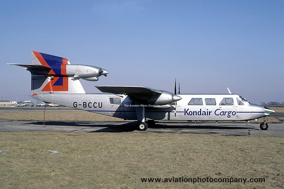 Kondair Cargo Britten Norman BN-2A Trislander G-BCCU (1986)