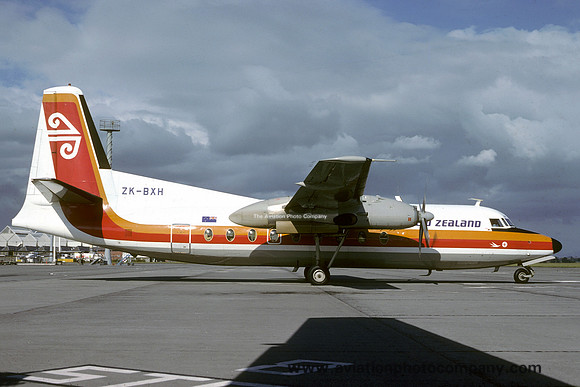 Air New Zealand Fokker F-27-200 Friendship ZK-BXH (1981)