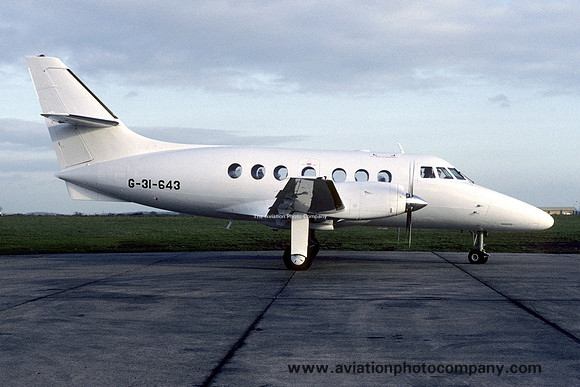 BAe Jetstream 31 G-31-643 at East Midlands (1985)