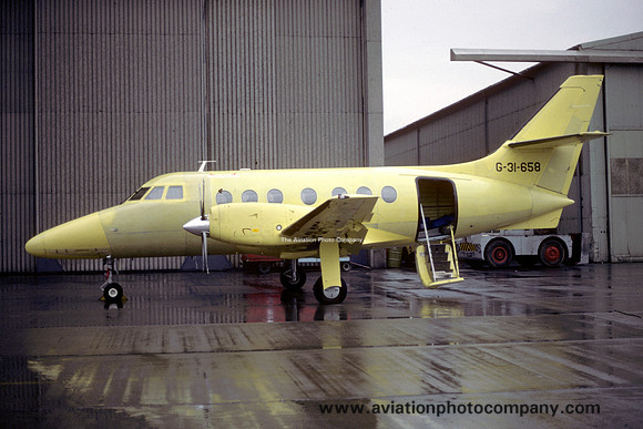 BAe Jetstream 31 G-31-658 at East Midlands (1985)