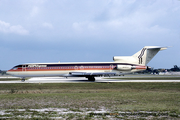 People Express Boeing 727-227 N564PE (1986)