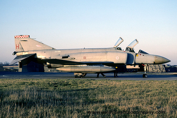 RAF 56 Squadron McDonnell F-4M Phantom FGR.2 XV481/H (1991)
