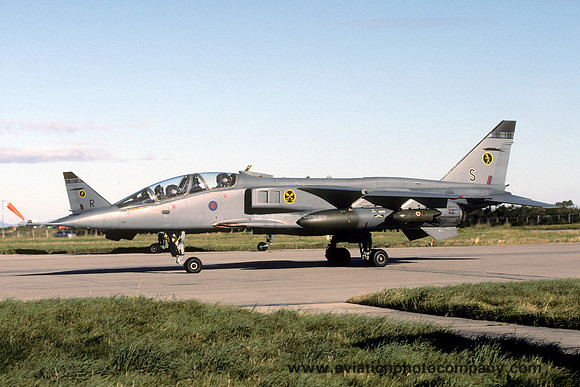 RAF 16 Squadron Sepecat Jaguar T.2 XX840/S at RAF Lossiemouth (1999)
