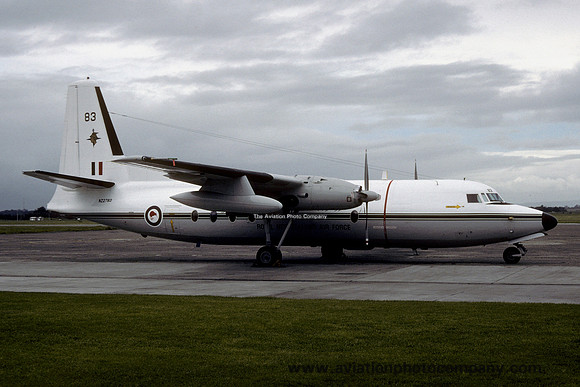 RNZAF Fokker F-27-100 Friendship NZ2783 (1988)