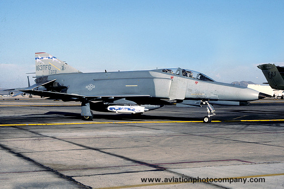 USAF California ANG 196 TFS McDonnell F-4E Phantom 67-0372 (1989)