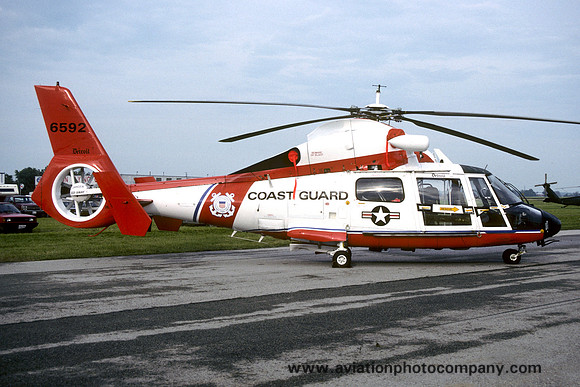 US Coast Guard Detroit Aerospatiale HH-65A Dolphin CG6592 (1989)