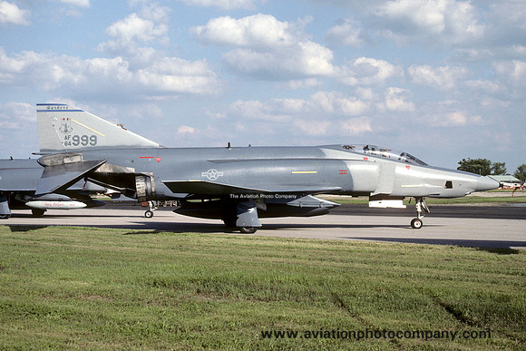 USAF Nebraska ANG 173 TRS McDonnell RF-4C Phantom 64-0999 (1989)