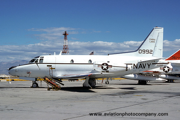 US Navy China Lake North American T-39D Sabreliner 150992 (1975)