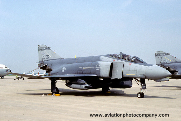 USAF Kansas ANG 127 TFTS McDonnell F-4D Phantom 65-0705 (1989)