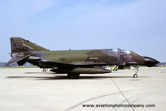 USAF Kansas ANG 127 TFTS McDonnell F-4D Phantom 66-0271 (1989)