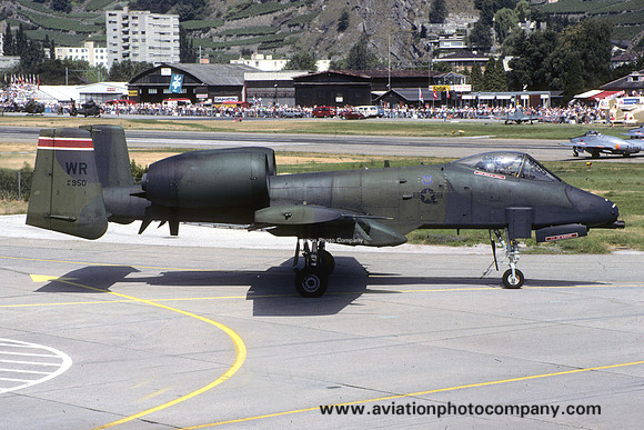 USAF 81st Tactical Fighter Wing 78th Tactical Fighter Squadron Fairchild A-10A Thunderbolt 81-0950/WR (1989)