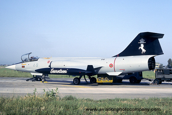 Italian Air Force 4 Stormo Lockheed F-104S Starfighter MM6763/4-9 (1991)