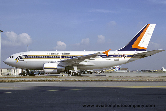 Thai Air Force Airbus A310-324 HS-TYQ (1991)