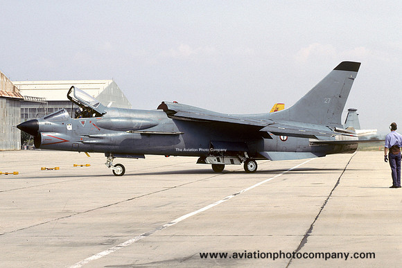 French Navy 12F Chance F-8E Crusader 27 (1991)