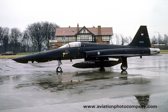 Saudi Air Force Northrop RF-5E Tiger 40195 at Prestwick (1986)