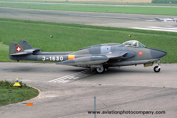 Swiss Air Force De Havilland Venom FB.50 J-1630 (1978)