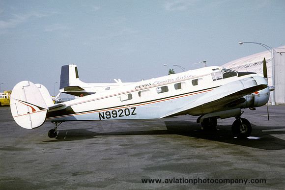 Penna Commuter Airlines Beech D18S N9920Z (1968)