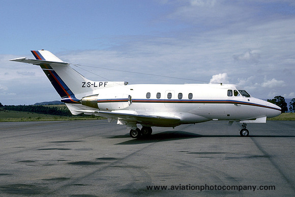 South African Air Force 21 Squadron Hawker Siddeley HS125-400B ZS-LPF (1986)