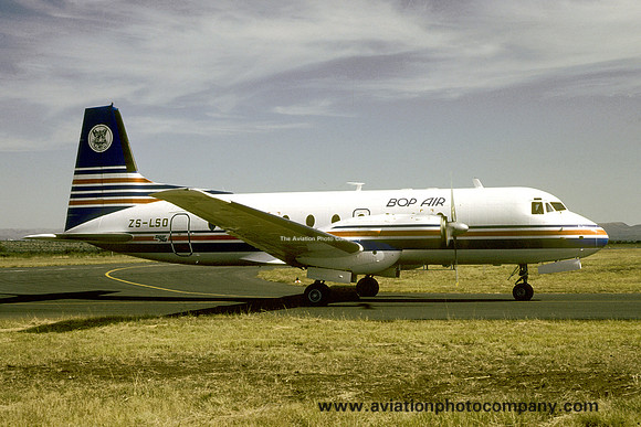 Bop Air Hawker Siddeley HS.748-2B ZS-LSO (1986)