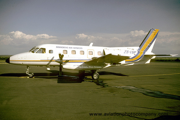 Mmabatho Air Services Embraer Bandeirante ZS-LGP (1986)