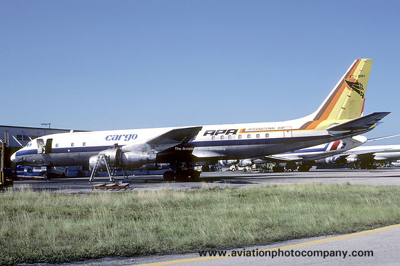 APA International Air Cargo Douglas DC-8-55F EC-BMV (1984)